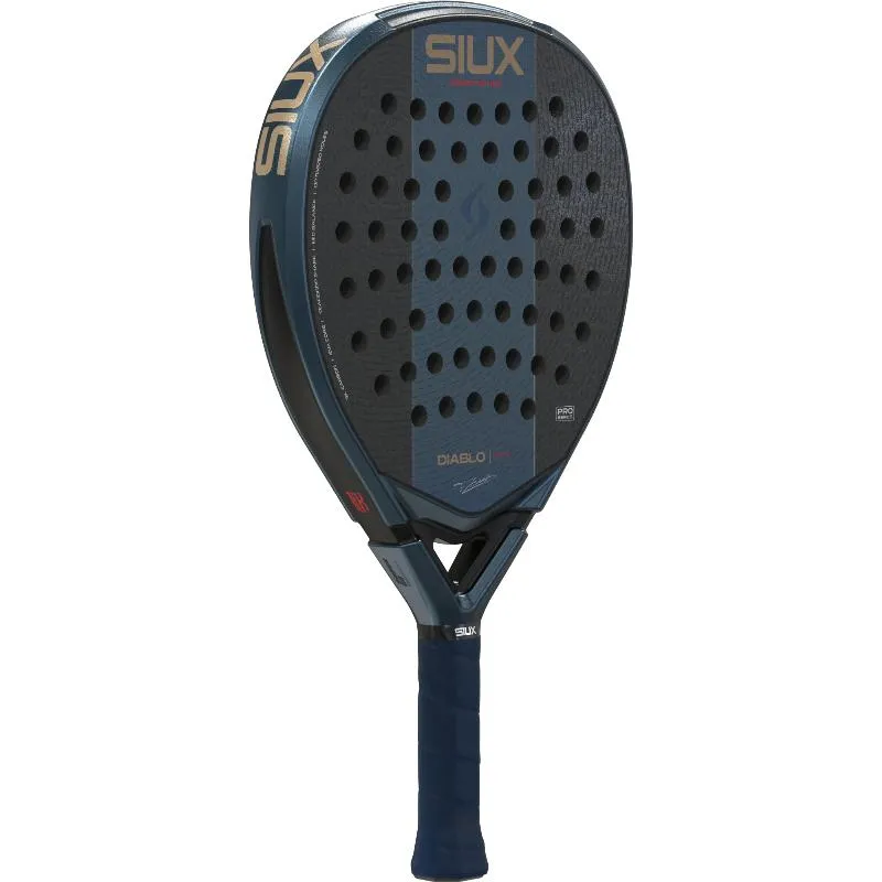 Raquete Siux Tino Libaak Diablo Pro 2027 Azul Marinho