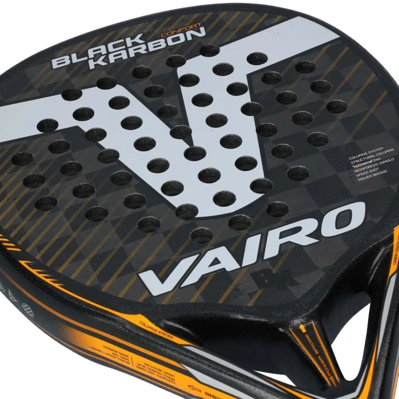Raquete Vairo Black Karbon Comfort