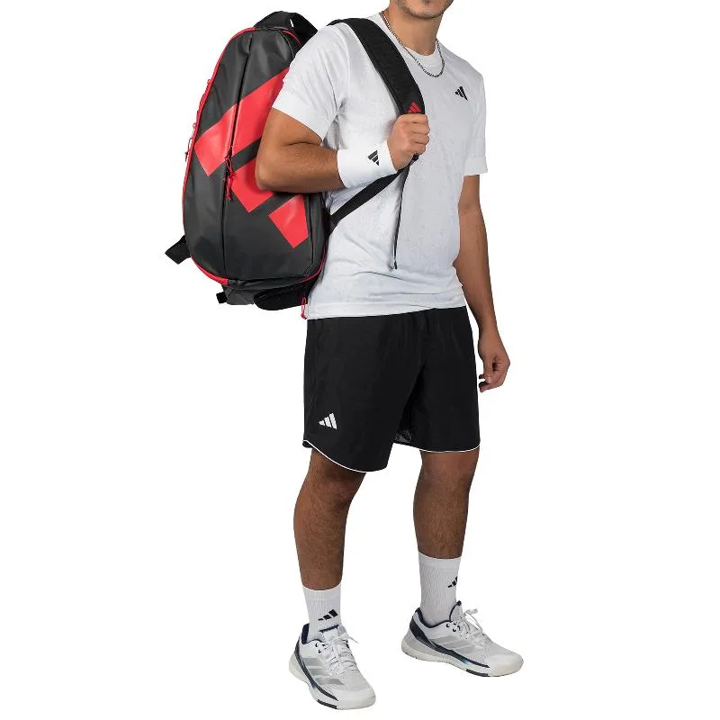 Paletero Adidas Ale Galan Multigame 3.5 Negro Rojo