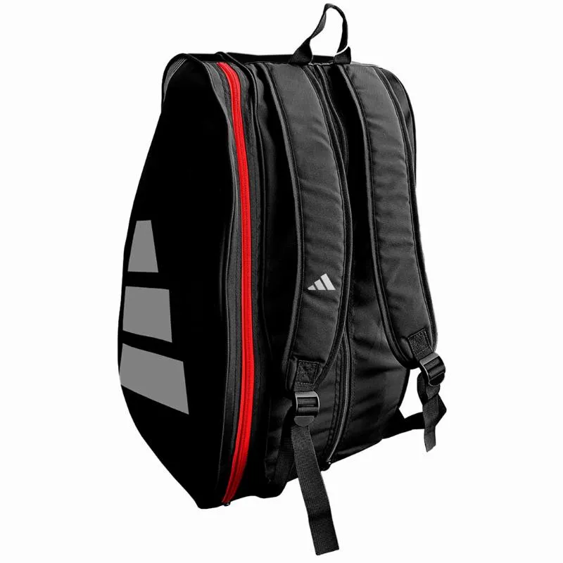 Adidas Control Bolsa De Padel Preto Prateado Vermelho