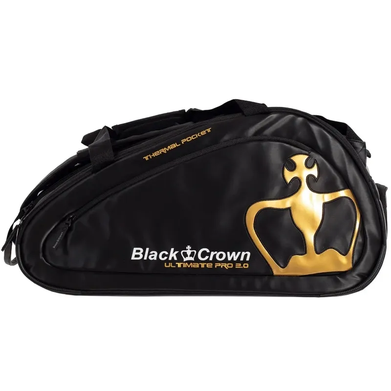Black Crown Ultimate Pro 2.0 Bolsa De Padel Preto Ouro
