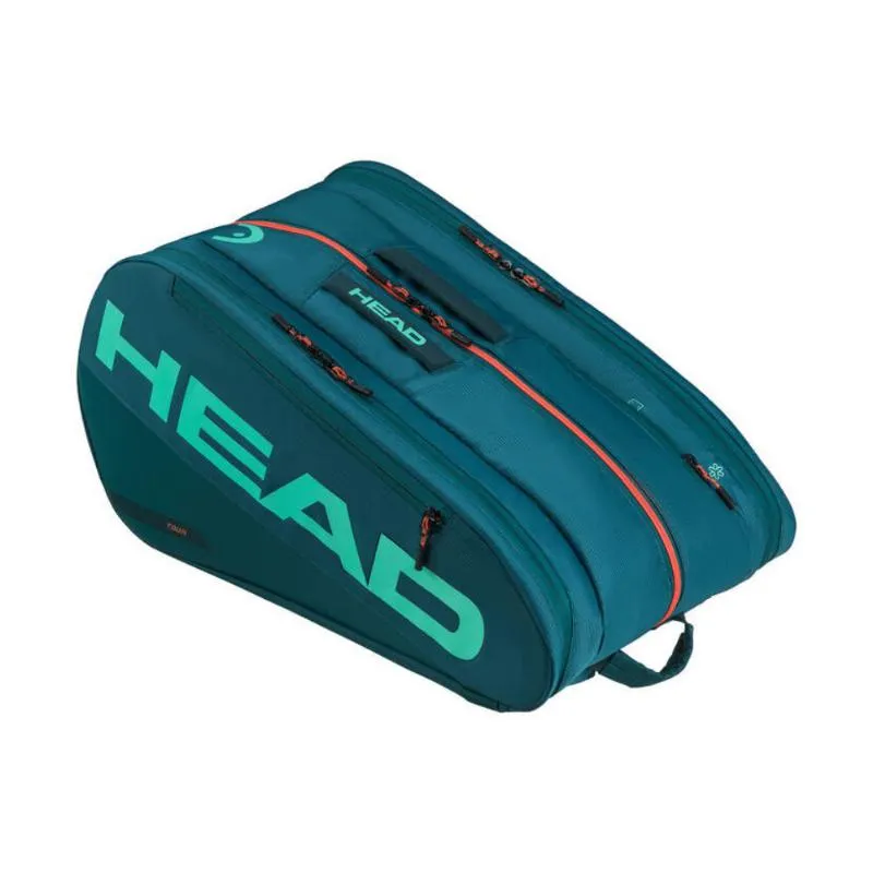 Cabeça de Passeio Padel L Verde Laranja Padel Bolsa