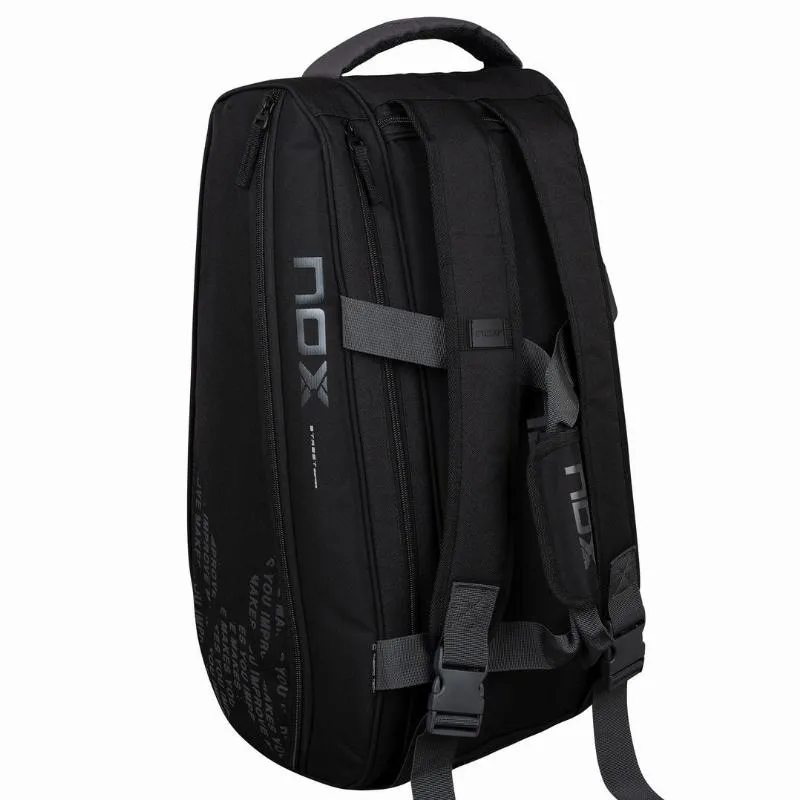 Nox Street Series Schwarz Grau Padel Schlagertasche