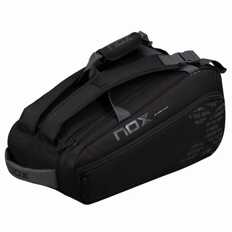 Nox Street Series Schwarz Grau Padel Schlagertasche