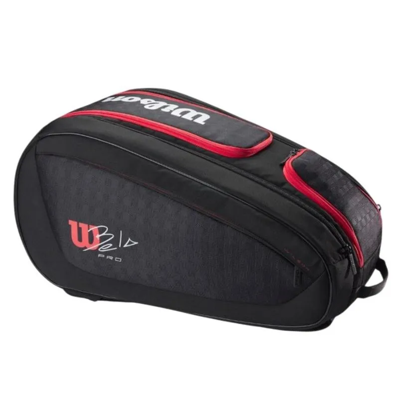 Paletero Wilson Bela V3 Negro Rojo