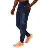 Calças Asics Logo Midnight Blue Green