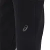 Calças Asics Logo Preto Cinza