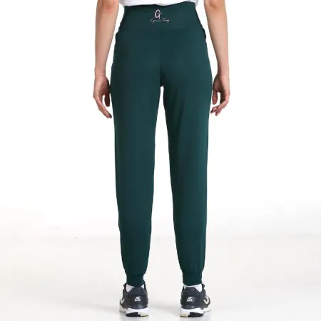 Pantalon Bullpadel Gemma Triay Ideal Verde Profundo