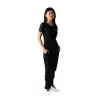 Pantalon Drop Shot Flight Negro Mujer