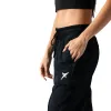 Pantalon Drop Shot Flight Negro Mujer