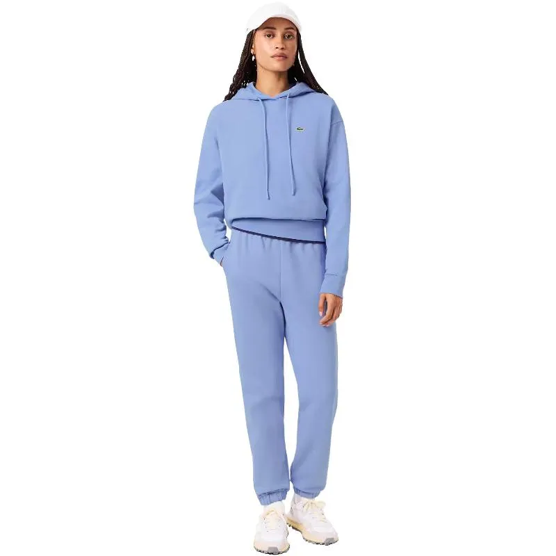 Calças Femininas Lacoste Sport Cotton Blue Violet