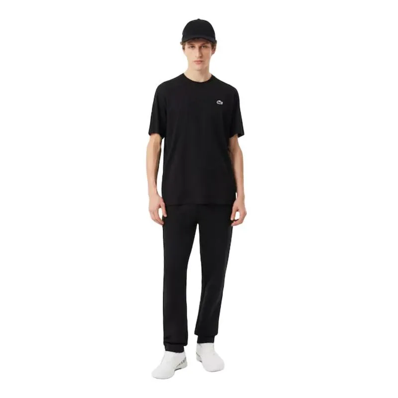 Calça elástica esportiva Lacoste preta