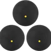 Squash Head Tournament Yellow Point Ball 3 Units