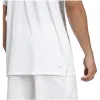 Polo Adidas Club 3 Stripes Branco Preto