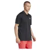 Polo Preto Branco do Adidas Club