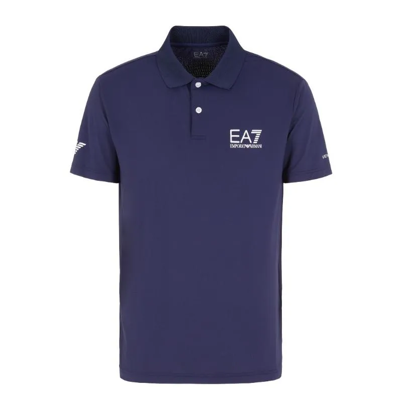 Armani EA7 Ventus 7 Navy Blue Polo