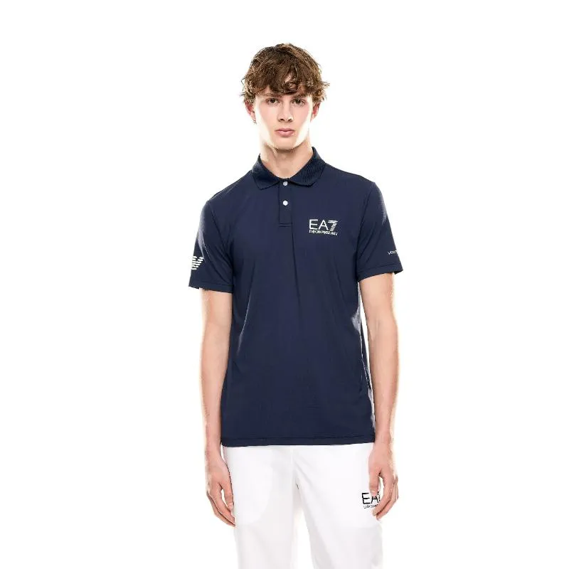 Armani EA7 Ventus 7 Navy Blue Polo