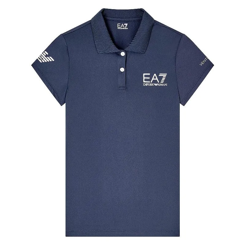 Armani EA7 Ventus 7 Navy Blue Women''''s Polo