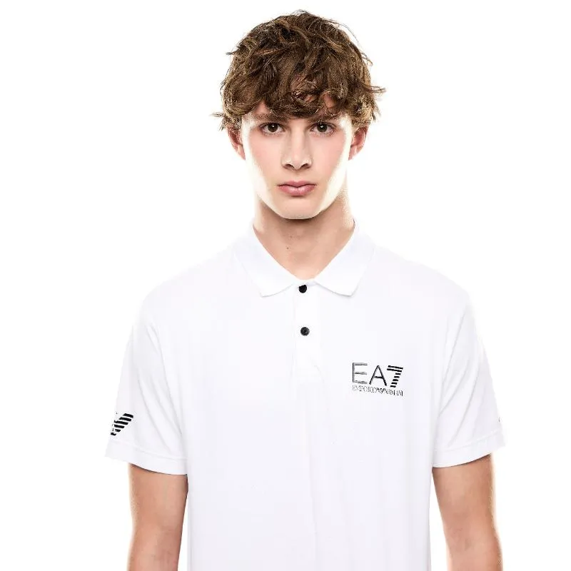 Polo Armani EA7 Ventus 7 Blanco