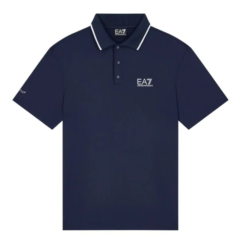 Polo Armani EA7 Ventus 7 Tennis Pro Regular Azul Armani