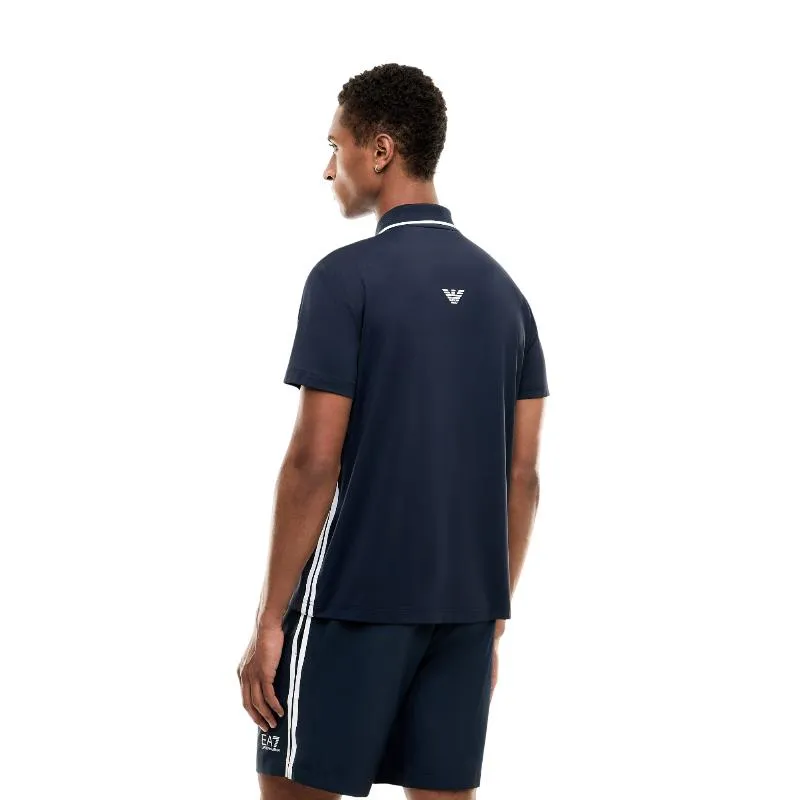 Polo Armani EA7 Ventus 7 Tennis Pro Regular Azul Armani