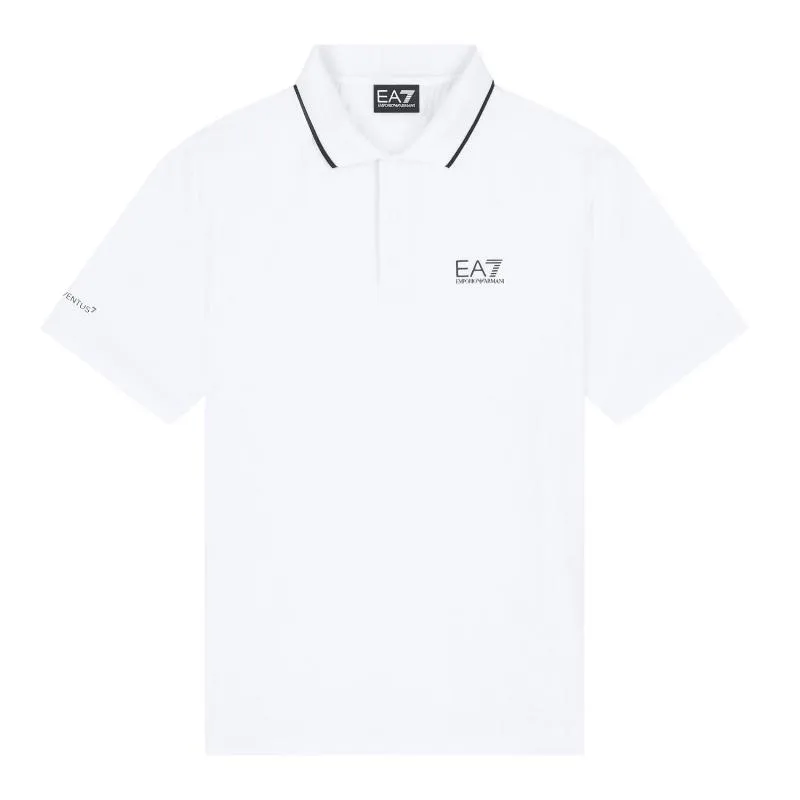 Polo Armani EA7 Ventus 7 Tennis Pro Regular Blanco