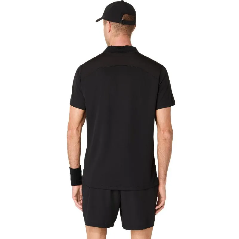 Polo Asics Tribunal Negro