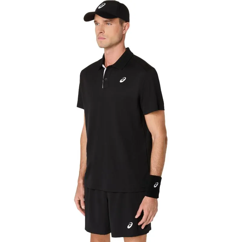 Polo Asics Tribunal Negro