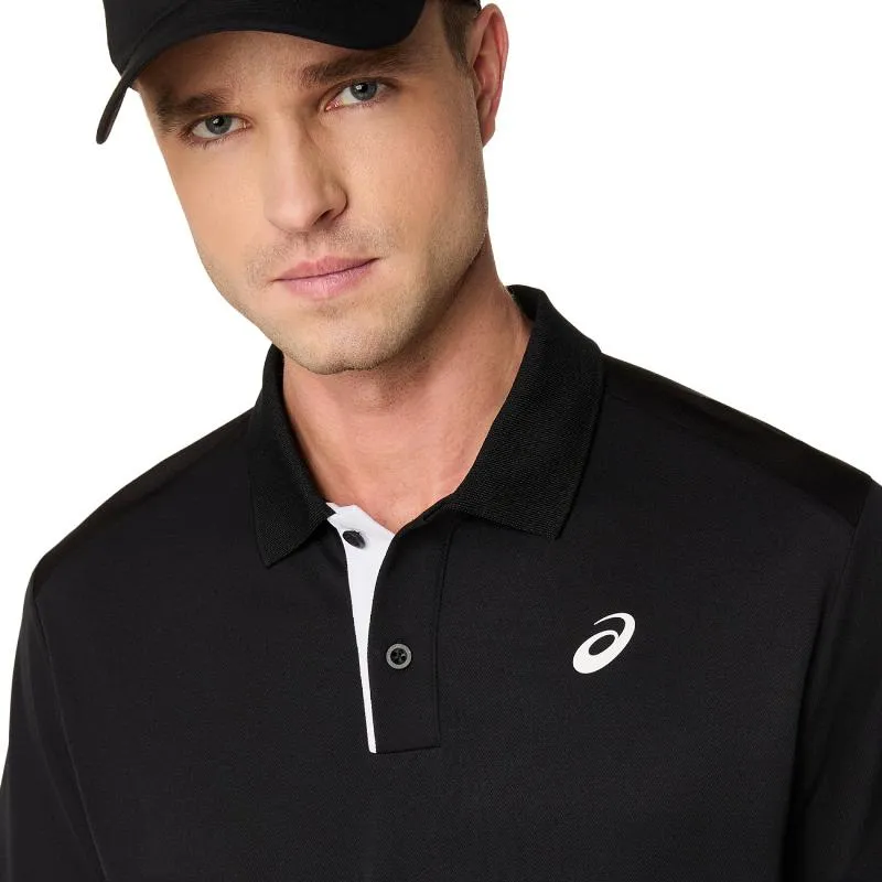 Polo Asics Tribunal Negro