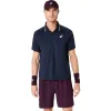 Asics Game SS Top Polo blu scuro