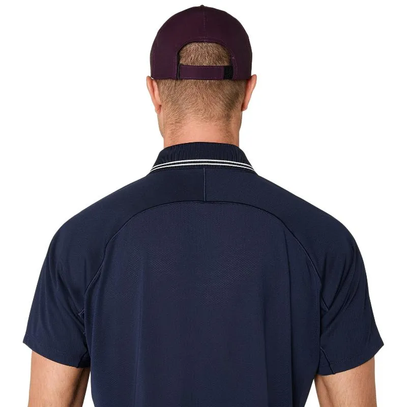 Asics Game SS Top Polo blu scuro