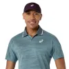 Polo Asics Match Jacquard SS Top Verde