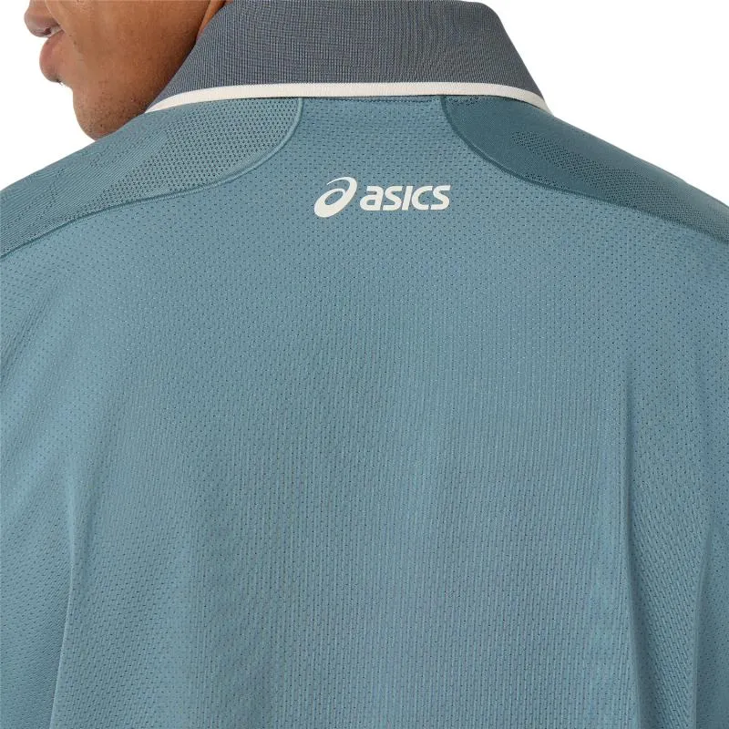 Polo Asics Match Jacquard SS Top Verde