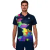 Camisa Polo Bidi Badu Kaleido Azul Escuro Mix