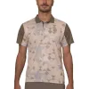 Camisa Polo Bidi Badu Paris Bege Marrom