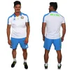 Polo Brasil Fabio Azul Branco