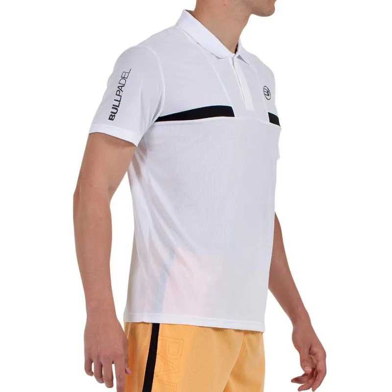 Blusa Polo Branca Bullpadel Calzadil