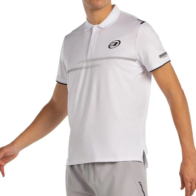 Blusa Polo Branca Bullpadel Menkar