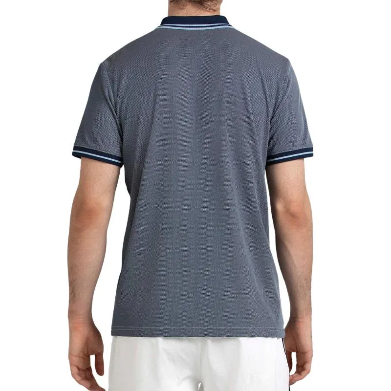 Polo Bullpadel Tenfe Azul Marino Bicolor