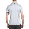 Bullpadel Unete Gris Pérola Camisa Polo de Dois Tons