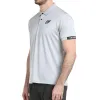 Bullpadel Unete Gris Pérola Camisa Polo de Dois Tons