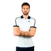 Polo Cartri Amonet Branco Azul Marinho