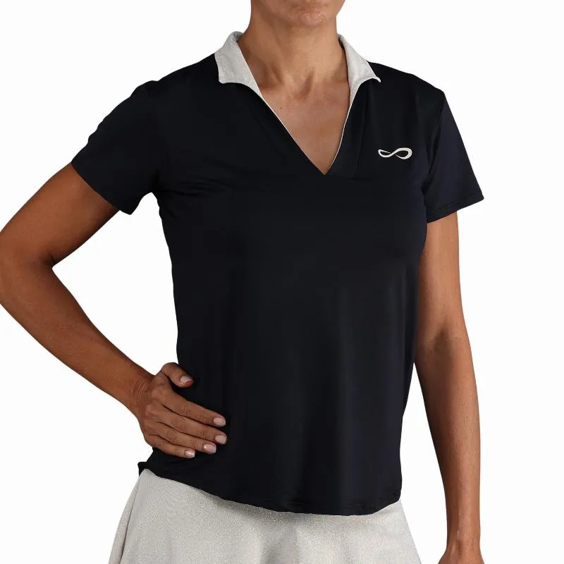 Polo Endless Onyx Mangas Negro