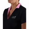 Polo Endless Onyx Sleeves Negro Rosa