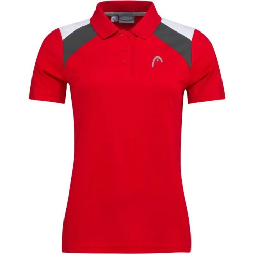 Head Club 22 Bianco Rosso Polo Donna