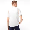 Lacoste T-Shirt Polo Poliéster Reciclado Branco Laranja