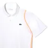 Lacoste T-Shirt Polo Poliéster Reciclado Branco Laranja
