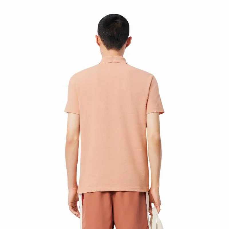 Polo Lacoste Regular Fit Algodon Bege Coral