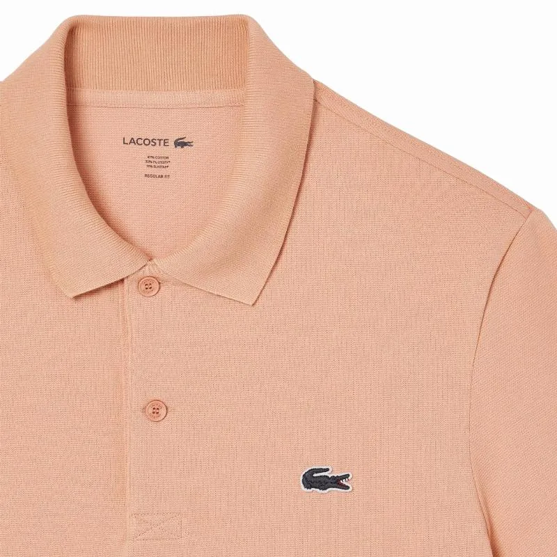 Polo Lacoste Regular Fit Algodon Bege Coral