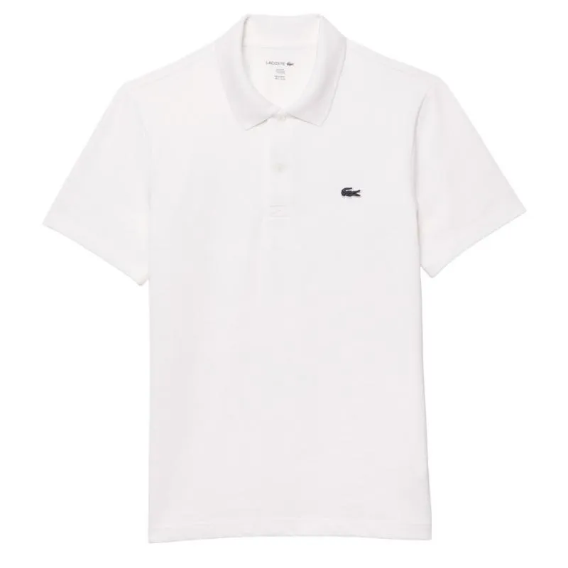 Polo Lacoste Regular Fit Algodão Branco